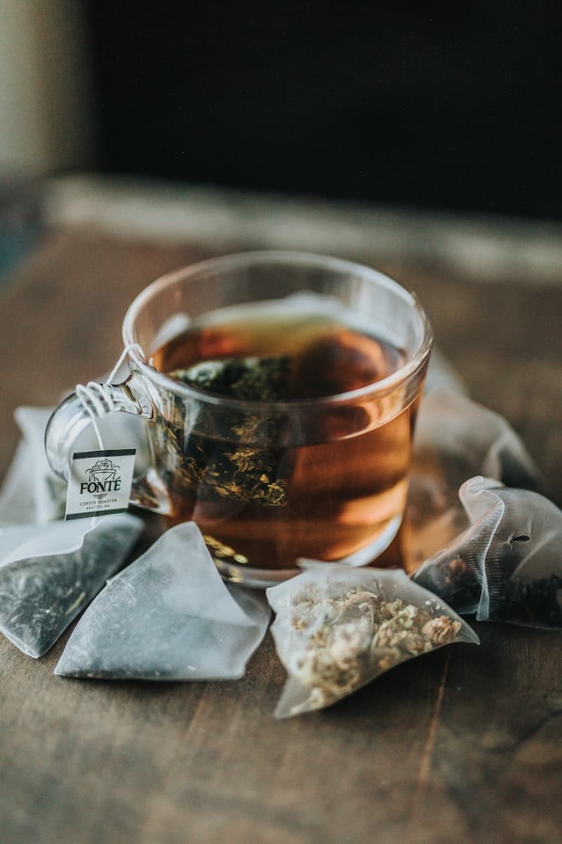 Authentic Ayurvedic herbal tea, healing botanicals and natural spices